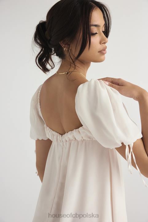 House of CB Sukienka Mini Żorżet Ivory Elegancja na Każdą Okazję - Image 15