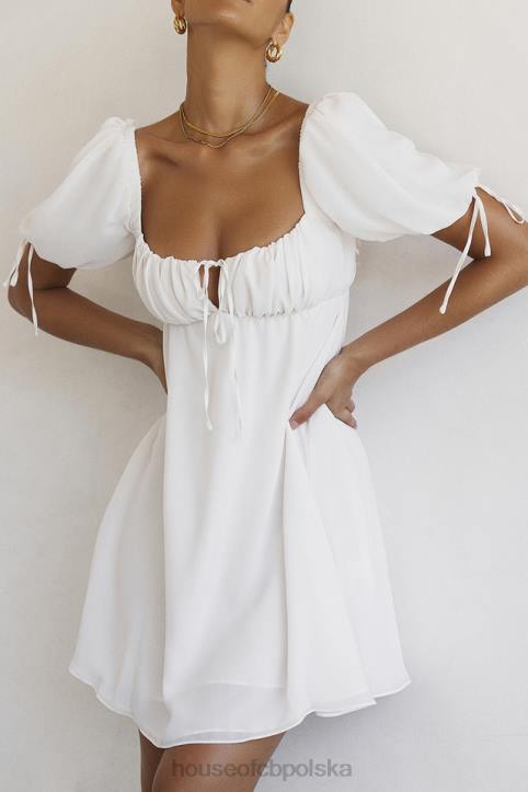 House of CB Sukienka Mini Żorżet Ivory Elegancja na Każdą Okazję - Image 5