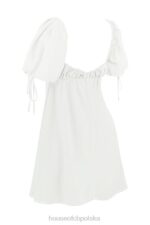 House of CB Sukienka Mini Żorżet Ivory Elegancja na Każdą Okazję - Image 7