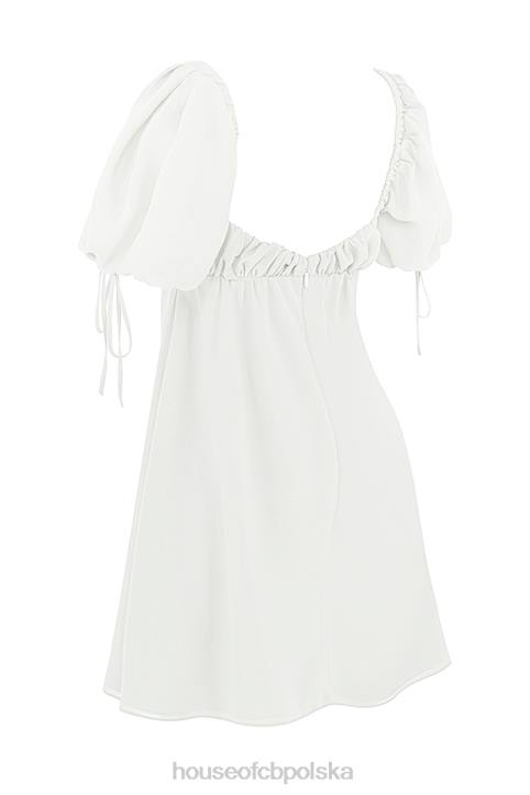 House of CB Sukienka Mini Żorżet Ivory Elegancja na Każdą Okazję - Image 7