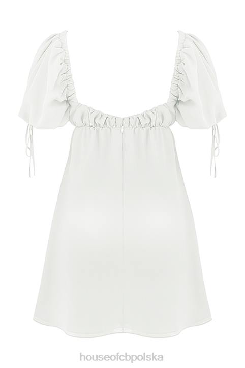 House of CB Sukienka Mini Żorżet Ivory Elegancja na Każdą Okazję - Image 8