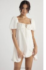 House of CB Sukienka Mini Żorżet Ivory Elegancja na Każdą Okazję - Image 10