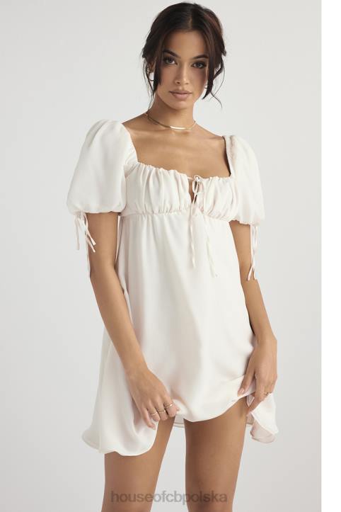 House of CB Sukienka Mini Żorżet Ivory Elegancja na Każdą Okazję - Image 10