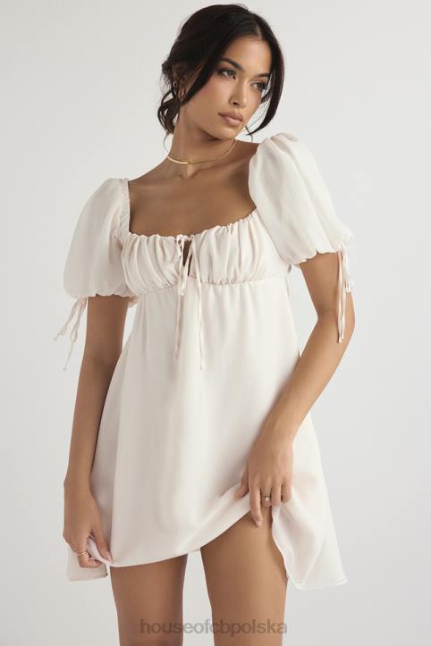 House of CB Sukienka Mini Żorżet Ivory Elegancja na Każdą Okazję - Image 1