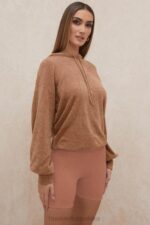 House of CB Toffowy Luźny Kaptur Lexi Bluza Modna Odzież - Image 12
