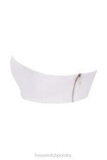 House of CB Top bandeau z białego lnu Tanice modna odzież na każdą okazję - Image 9