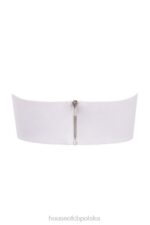 House of CB Top bandeau z białego lnu Tanice modna odzież na każdą okazję - Image 10