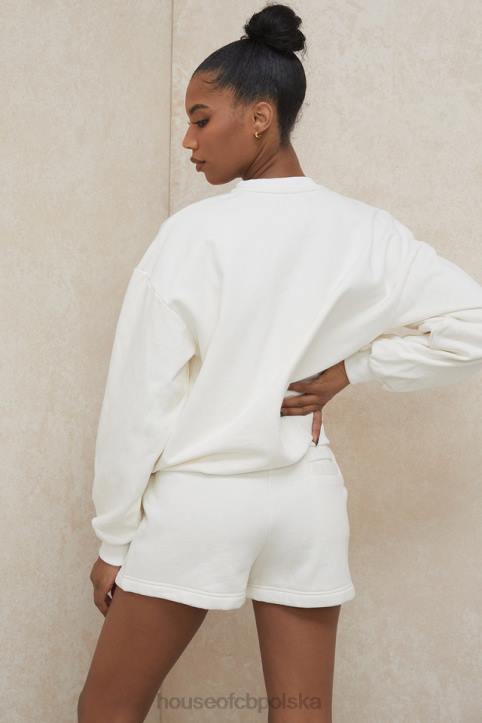 Tommy Biała Oversize Bluza z Okrągłym Dekoltem Modna Odzież - Image 14