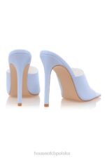 House of CB błękitne klapki kwadratowe noski stylowe buty - Image 7