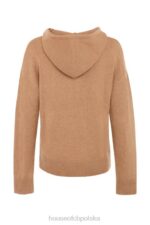 House of CB Bluza Jionni Camel z Kaszmirem Modna Odzież Damska - Image 10