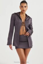 House of CB Bluzka Ailsa Shadow Związana Z Przodu Stylish Fashion - Image 11