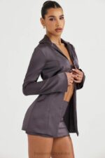 House of CB Bluzka Ailsa Shadow Związana Z Przodu Stylish Fashion - Image 14