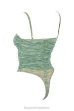House of CB Bluzka z siateczki perłowy bluszcz modna odzież - Image 4