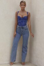 House of CB Body Savia szafirowe kwiaty modna odzież dla kobiet - Image 12