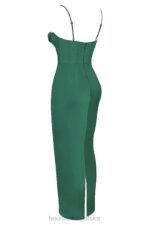 House of CB Charmaine Maxi Sukienka Gorsetowa Leśna Elegancja - Image 9