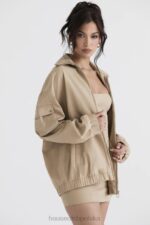 House of CB Ciemnoszara Oversize Kurtka Dresowa Stylowa Moda - Image 9