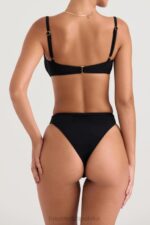 House of CB Czarna góra bikini fiszbinowa Monaco idealna na plażę - Image 5