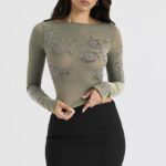 House of CB Czarna mini spódniczka Nisha stylowa modna i elegancka