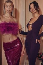 House of CB fenella gorący róż bandeau style odzież na każdą okazję - Image 11