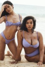 House of CB Fioletowa bikini na fiszbinach Monako stylowy i seksowny - Image 9