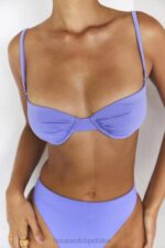House of CB Fioletowa bikini na fiszbinach Monako stylowy i seksowny - Image 10