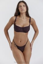 House of CB Góra bikini fiszbinach kakaowiec Lourdes stylowy bikini na plażę - Image 7