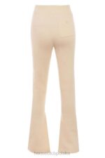 House of CB Kremowe Spodnie Kaszmirowe Nereida Trendy Moda - Image 3