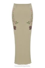 House of CB Kwiatowa Maxi Spódnica Lailah w Stylu Karczochów - Image 3