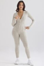 House of CB Loungewear Tiggy Opalowy Kombinezon na Co Dzień - Image 12