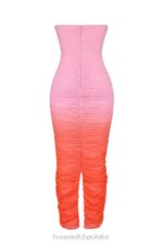 House of CB maxi sukienka ombre szafirowa modna elegancka - Image 8