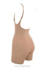 House of CB Modelujące Body do Połowy Uda Cafe au Lait Modna Odzież - Image 3
