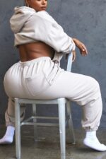 House of CB Polarowe Spodnie do Joggingu Sky Stone Komfort i Styl - Image 3