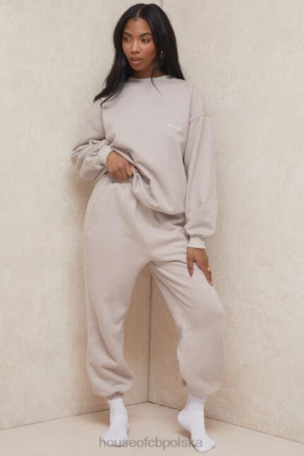 House of CB Polarowe Spodnie do Joggingu Sky Stone Komfort i Styl