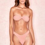 House of CB Różowe Bikini Bandeau Antilla Modny Strój Kąpielowy