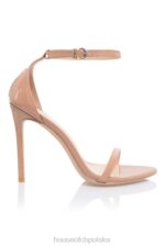 House of CB Sandały Marivel z Neutralnym Paskiem Beżowe Eleganckie Buty - Image 6