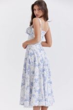House of CB Sukienka Carmen Gorsetowa Niebieska Trendy Moda Kobieca - Image 12