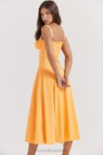House of CB Sukienka Gorsetowa Carmen Mandarynka Trendy Moda - Image 14