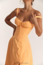 House of CB Sukienka Gorsetowa Carmen Mandarynka Trendy Moda - Image 6