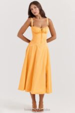 House of CB Sukienka Gorsetowa Carmen Mandarynka Trendy Moda - Image 10