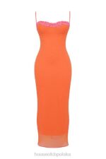 House of CB Sukienka maxi Aiza Płomienisty Pomarańcz Stylowa Modna Odzież - Image 8