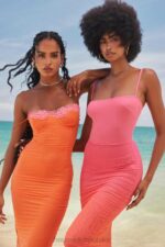 House of CB Sukienka Maxi Calista Ombre Flame Trendy Moda - Image 3