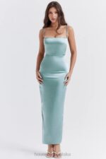 House of CB Sukienka maxi Jadeitowa Costanza Elegancja na Co Dzień - Image 7