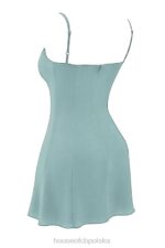 House of CB Sukienka mini Christiana jadeitowa stylowa moda letnia - Image 4