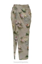 House of CB Vesper Vintage Kwiatowa Spódnica Maxi w Kolorze Niebieskim - Image 3