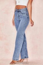 House of CB Vintage Jeansy Yara Wysoki Stan Niebieskie Must Have - Image 9