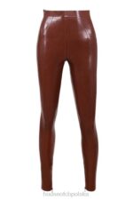 House of CB Wysokie Legginsy Lia Kakao Stylowe i Wygodne - Image 10