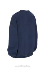 Tommy Granatowa Oversize Bluza z Okrągłym Dekoltem Modny Styl - Image 4