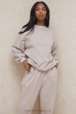 Tommy Stone Oversize Bluza Niebieska z Okrągłym Dekoltem - Image 4