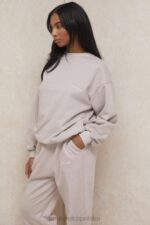 Tommy Stone Oversize Bluza Niebieska z Okrągłym Dekoltem - Image 8